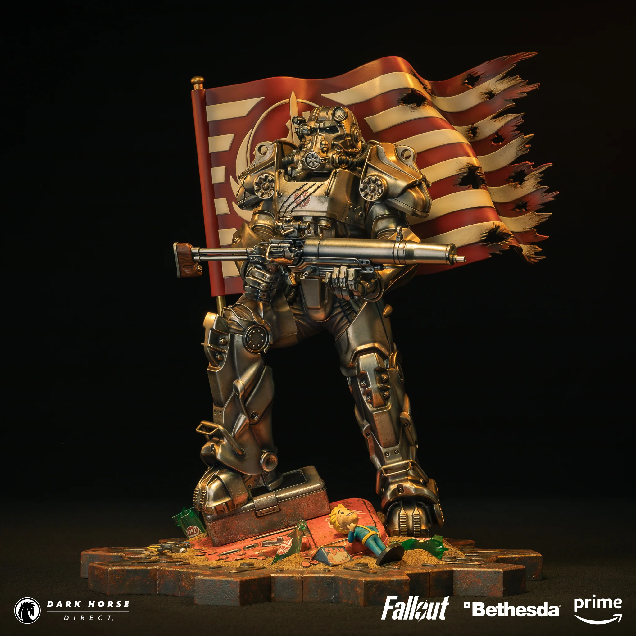 Fallout (Amazon): Brotherhood of Steel Premium Statue - Image 3