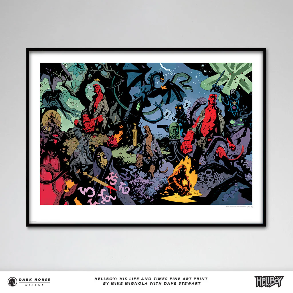 Hellboy: His Life and Times Fine Art Print - Image 2