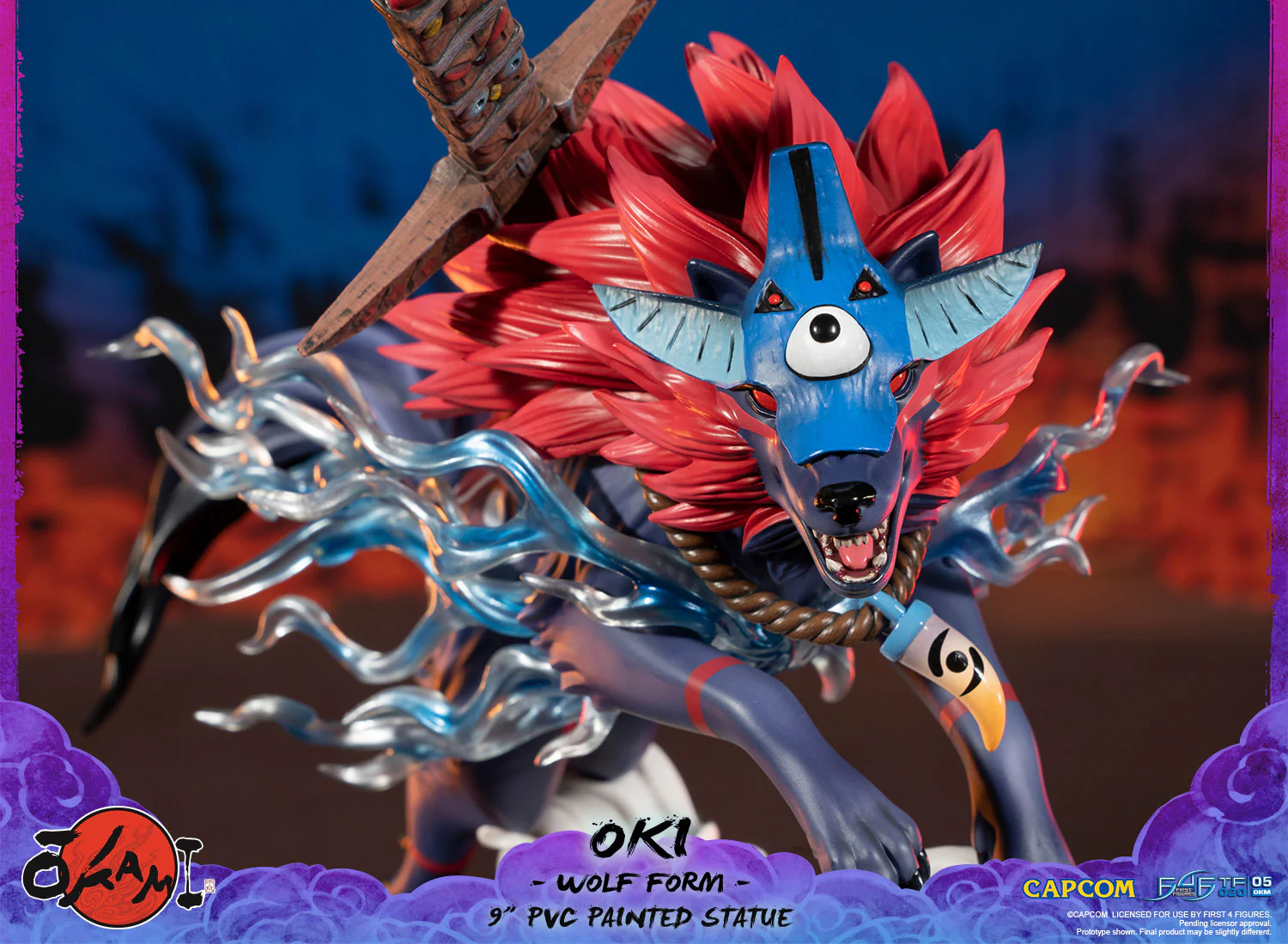 Okami – Oki (Wolf Form) PVC Statue (Standard Edition) - Image 11