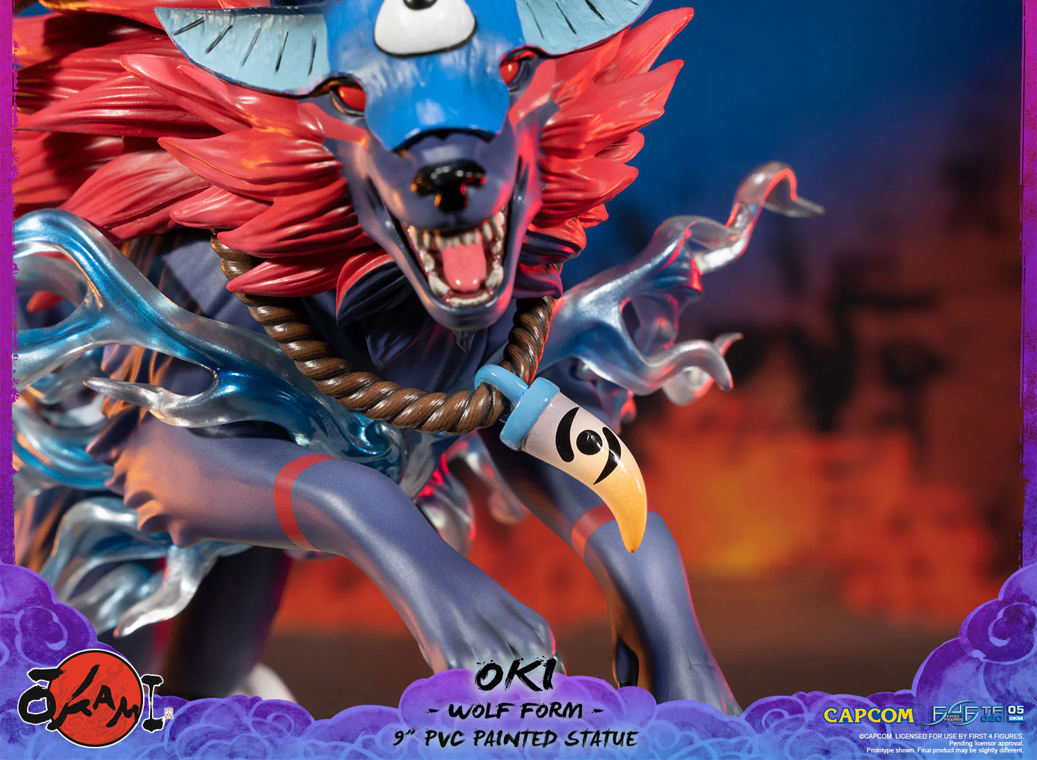 Okami – Oki (Wolf Form) PVC Statue (Standard Edition) - Image 14