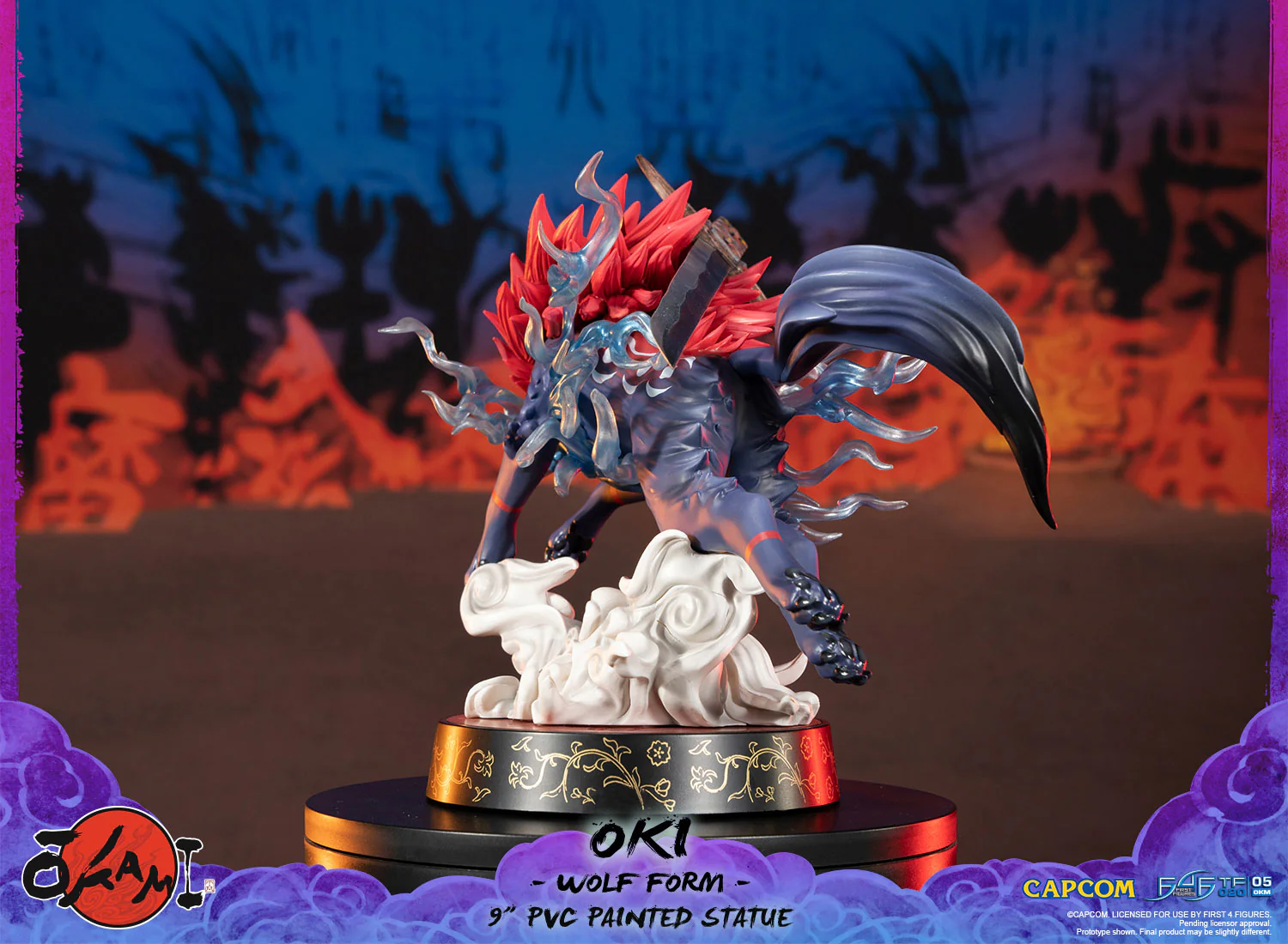 Okami – Oki (Wolf Form) PVC Statue (Standard Edition) - Image 7