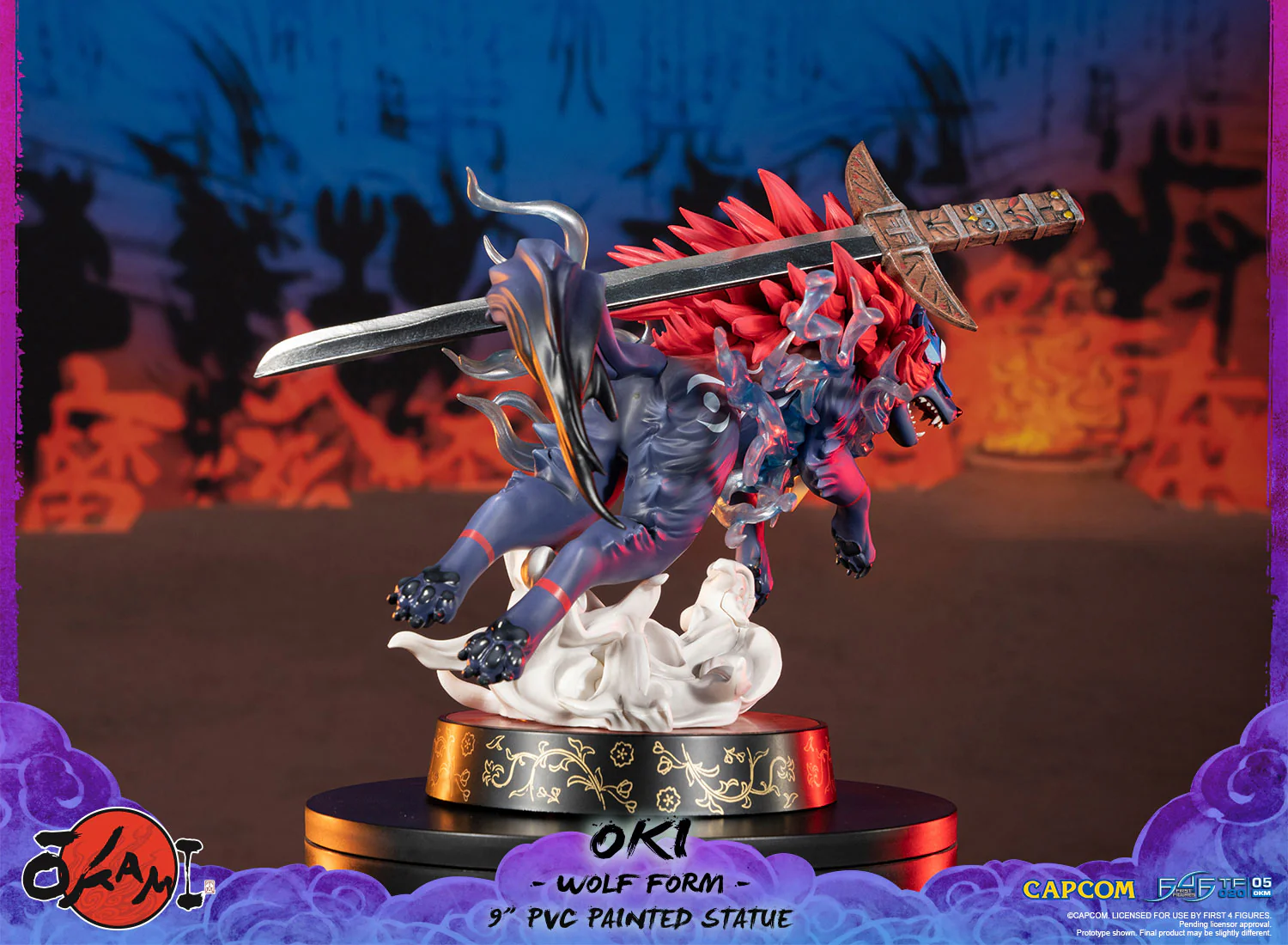 Okami – Oki (Wolf Form) PVC Statue (Standard Edition) - Image 8