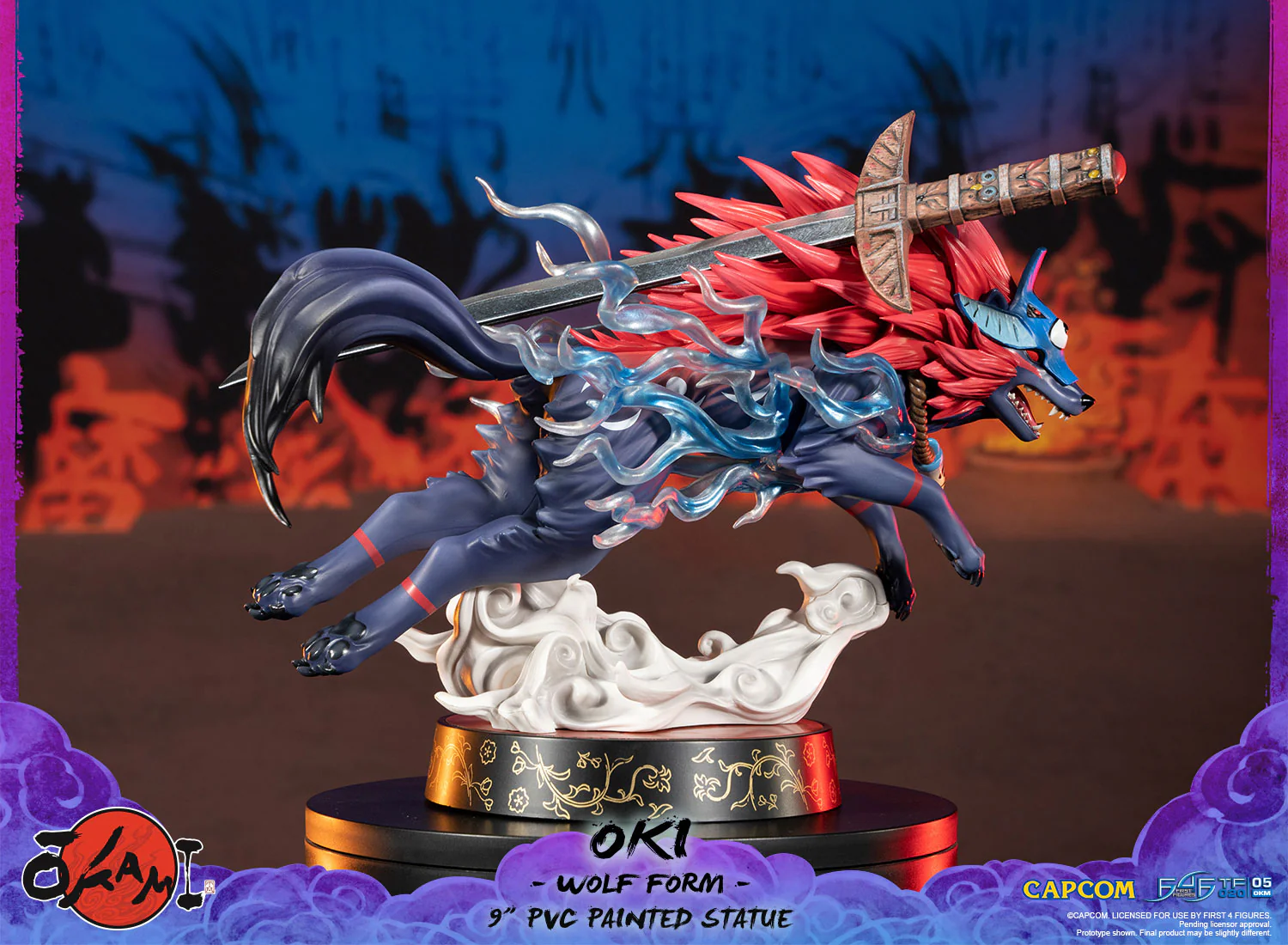 Okami – Oki (Wolf Form) PVC Statue (Standard Edition) - Image 9