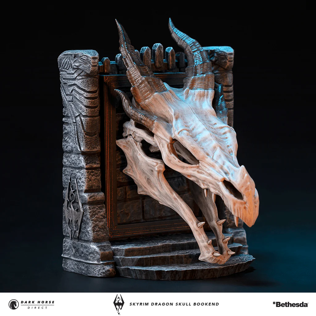 The Elder Scrolls V: Skyrim - Dragon Skull Bookend - Image 11
