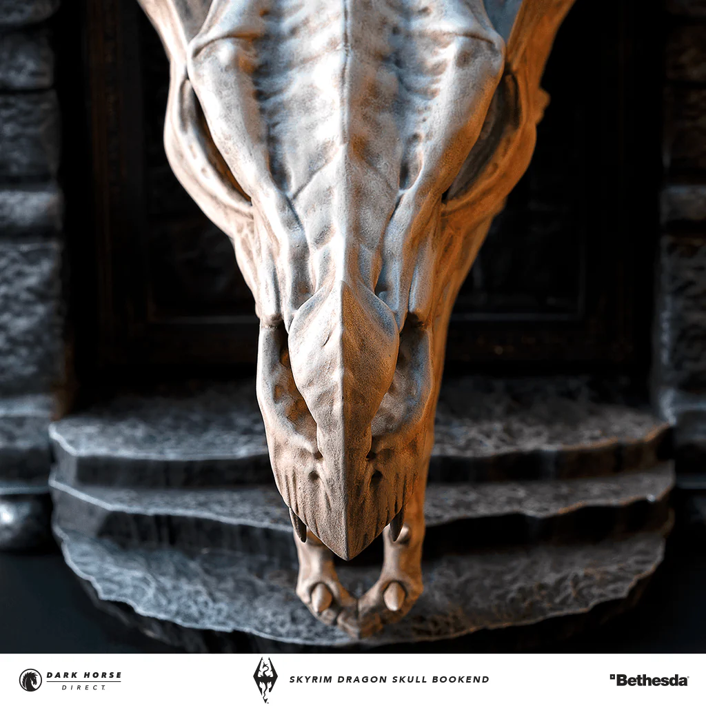 The Elder Scrolls V: Skyrim - Dragon Skull Bookend - Image 12