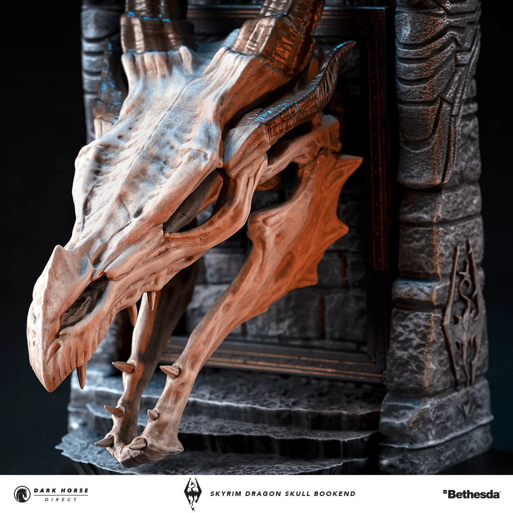 The Elder Scrolls V: Skyrim - Dragon Skull Bookend - Image 13