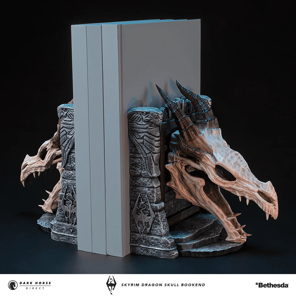The Elder Scrolls V: Skyrim - Dragon Skull Bookend - Image 15
