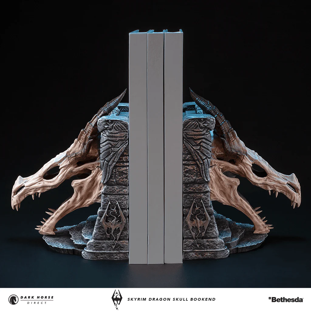 The Elder Scrolls V: Skyrim - Dragon Skull Bookend - Image 17