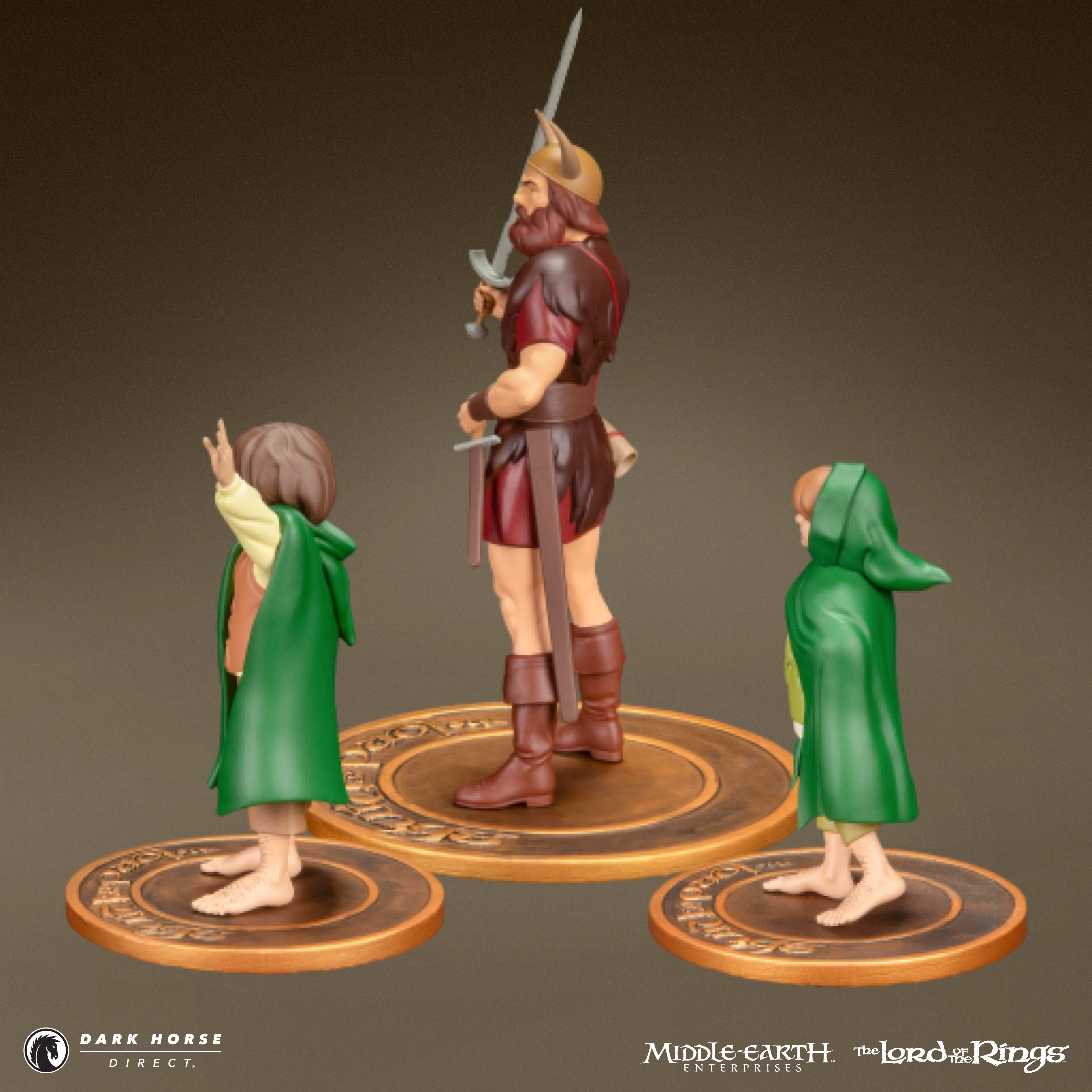 The Lord of the Rings™ Animated Film PVC Figure Set: Merry, Boromir, and Pippin - Image 5