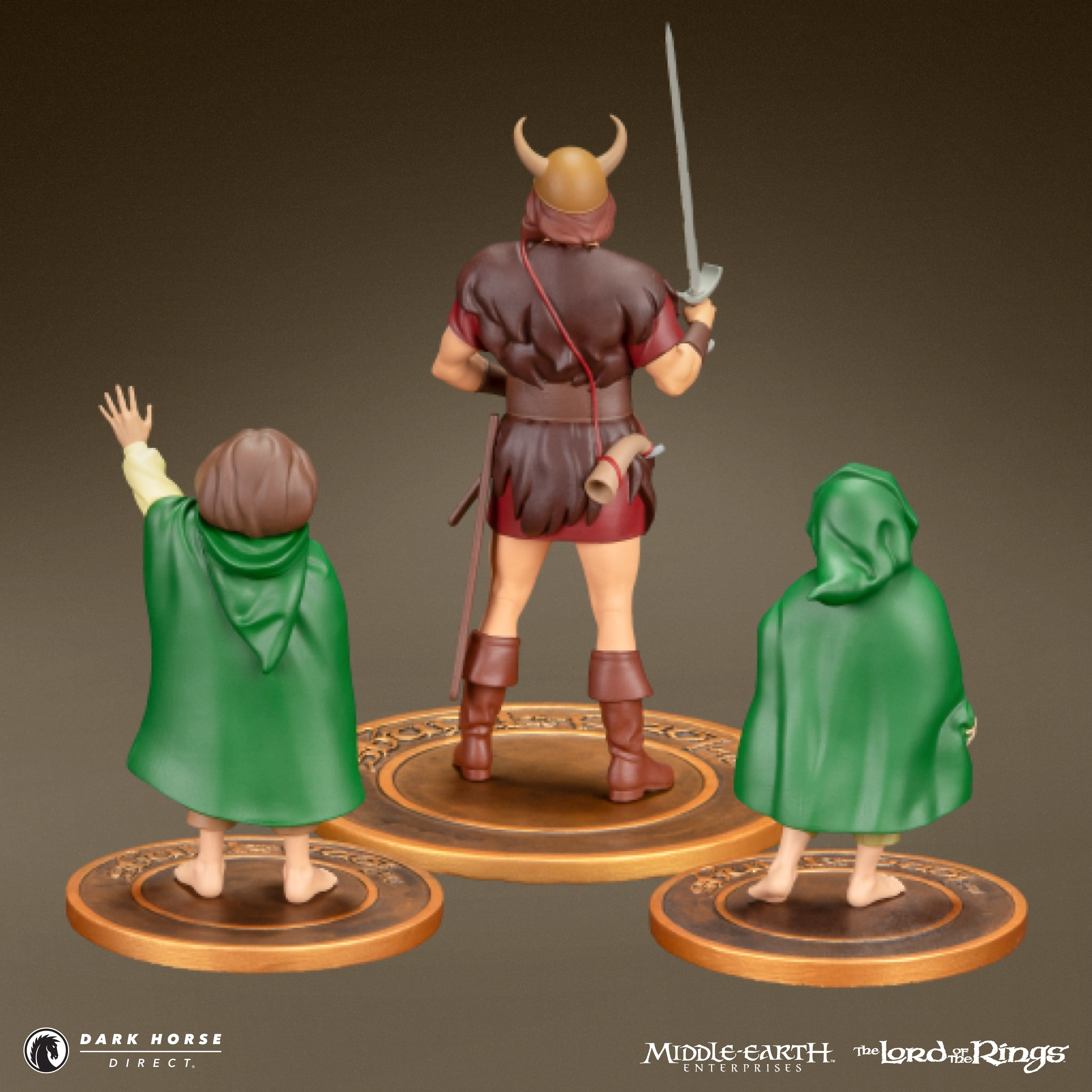 The Lord of the Rings™ Animated Film PVC Figure Set: Merry, Boromir, and Pippin - Image 6