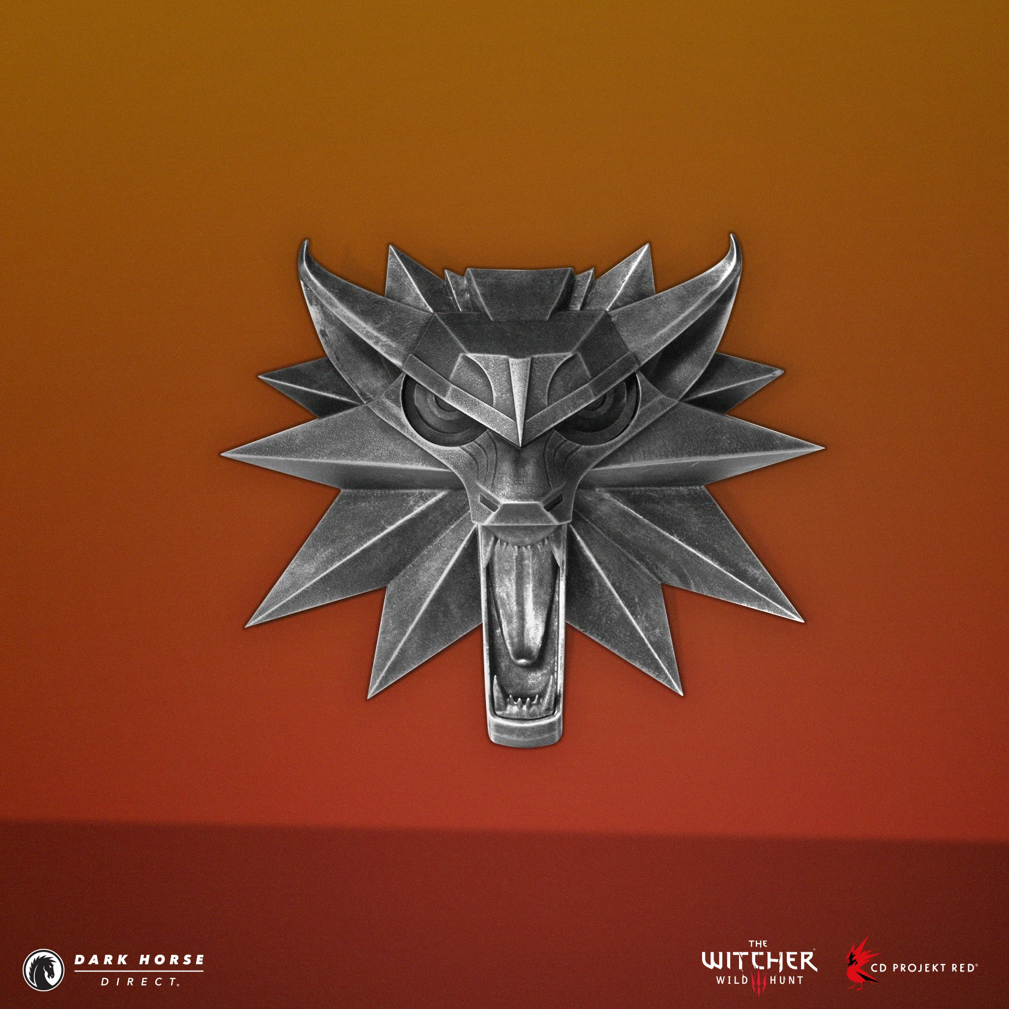 The Witcher 3: Wild Hunt - Wolf Wall Sculpture